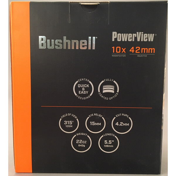 Bushnell Binoclu Powerview 10x42, Realtree Camo