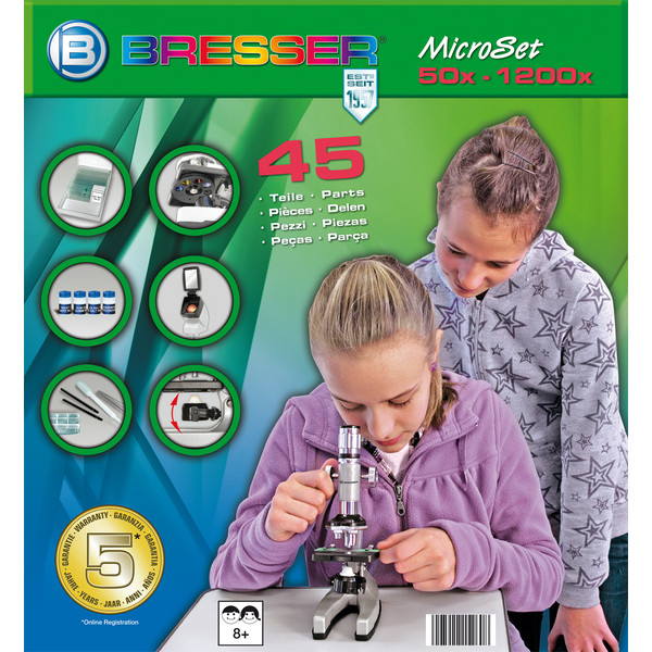 Bresser Junior Set Microscop Biotar 300x-1200x