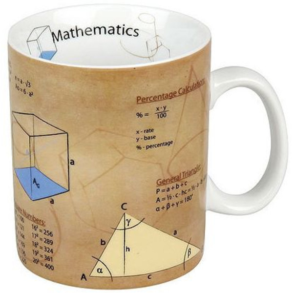 Könitz Cească Mugs of Knowledge Mathematics
