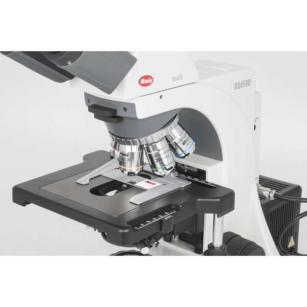 Motic Microscop BA410 Elite, trino, Hal, 100W, 40x-1000x