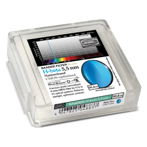 Baader Filtre H-Beta CMOS Narrowband 50,4mm