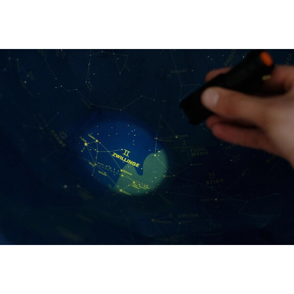 AstroMedia Lanterna astronomica Schwarzlicht-Zoomlampe