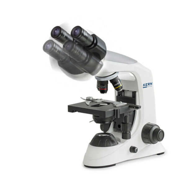 Kern Microscop Mikroskop Bino Achromat 4/10/40/100, HWF10x18, 3W LED, OBE 132