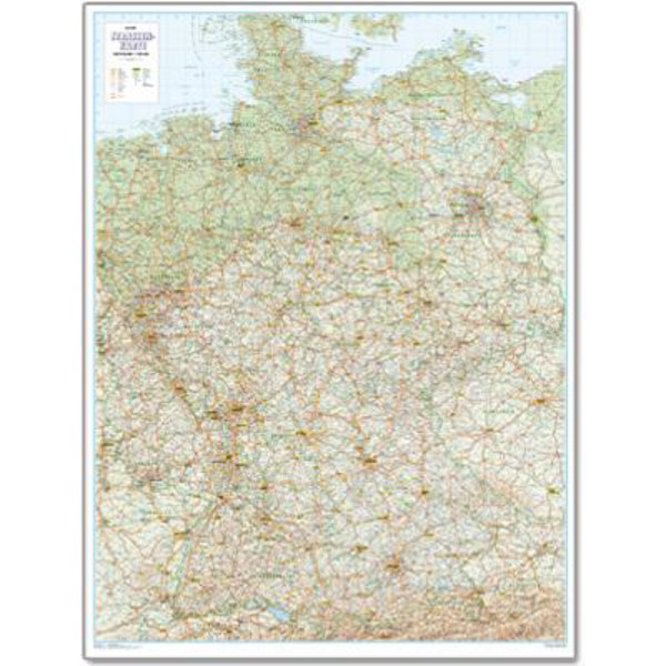 Bacher Verlag Harta străzilor Germania 1:700.000