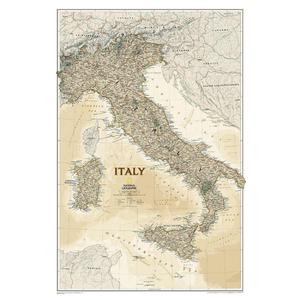 National Geographic Harta Hartă Italia design antic