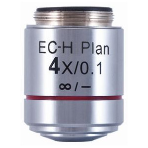 Motic obiectiv EC-H PL, CCIS, plan, achro, 4x/0.1,  w.d. 15.9mm (BA-410 Elite)