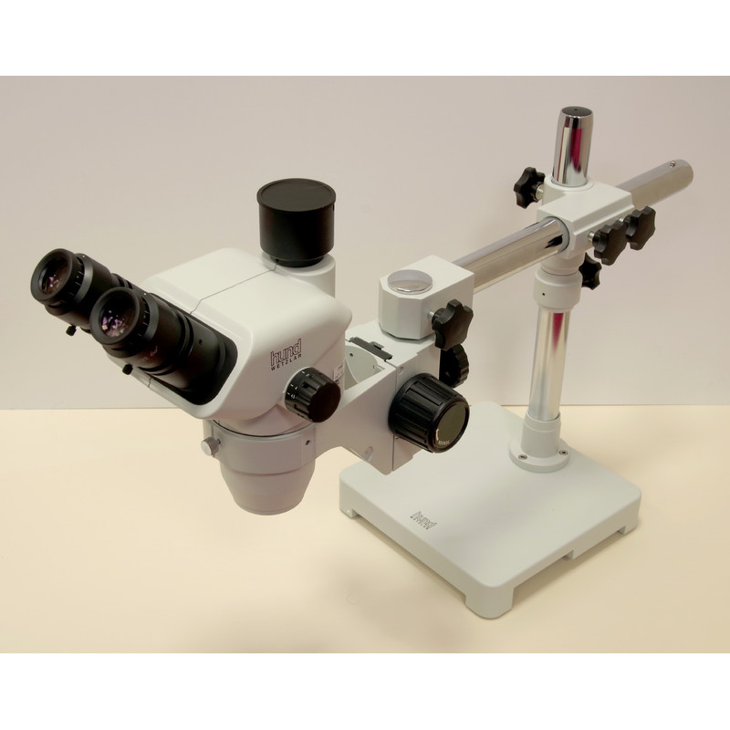 Hund Microscop stereo Wilovert, trinocular, F Zoom cu baza ST -S