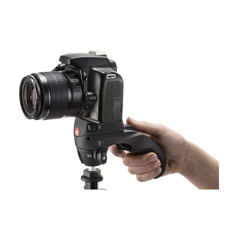 Manfrotto Kit trepied foto/video Compact action, negru