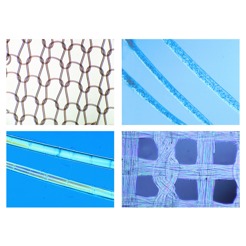 LIEDER Preparate microscop, 25 buc, fibre textile
