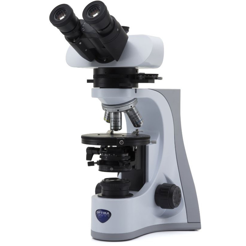 Optika Microscop B-510POL, polarisation, transmitted, trino, IOS W-PLAN POL, 40x-400x, EU