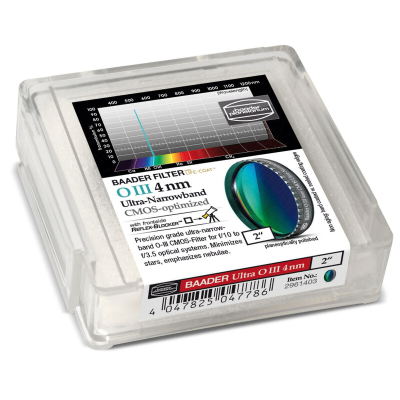 Baader Filtre OIII CMOS Ultra-Narrowband 2"