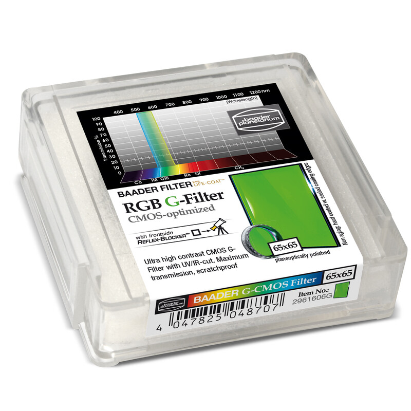 Baader Filtre RGB-G CMOS 65x65mm