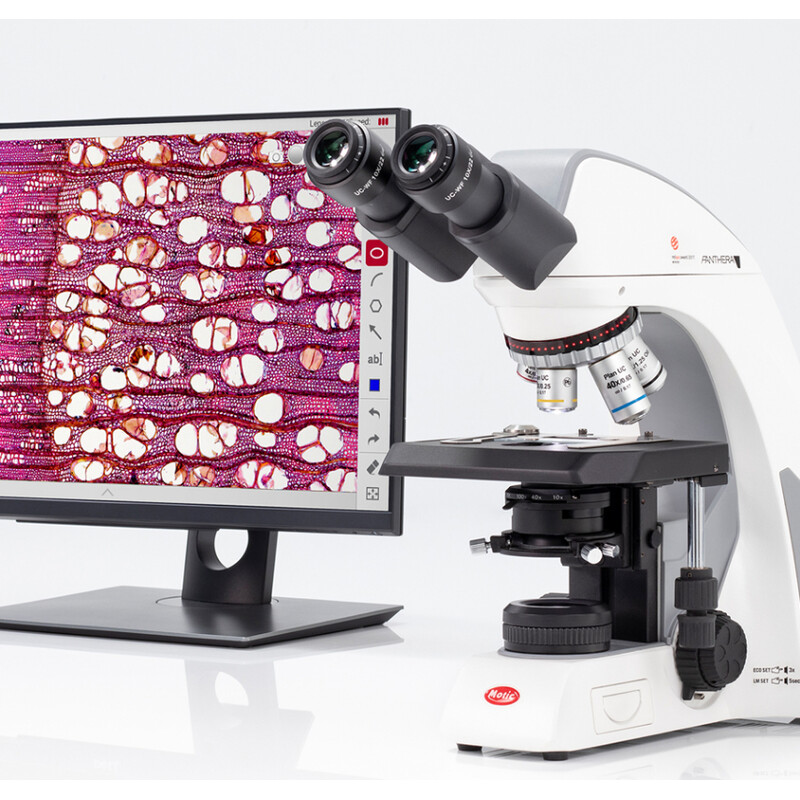 Motic Microscop Mikroskop Panthera cloud, bino, digital, infinity, plan, achro, 40x-1000x, 10x/22mm, Halogen/LED, HDMI, 8MP