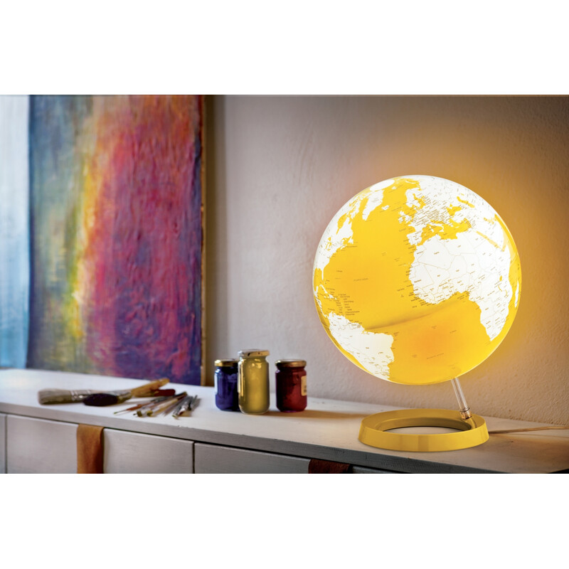 Atmosphere Glob Light & Colour Pastel Yellow 30cm