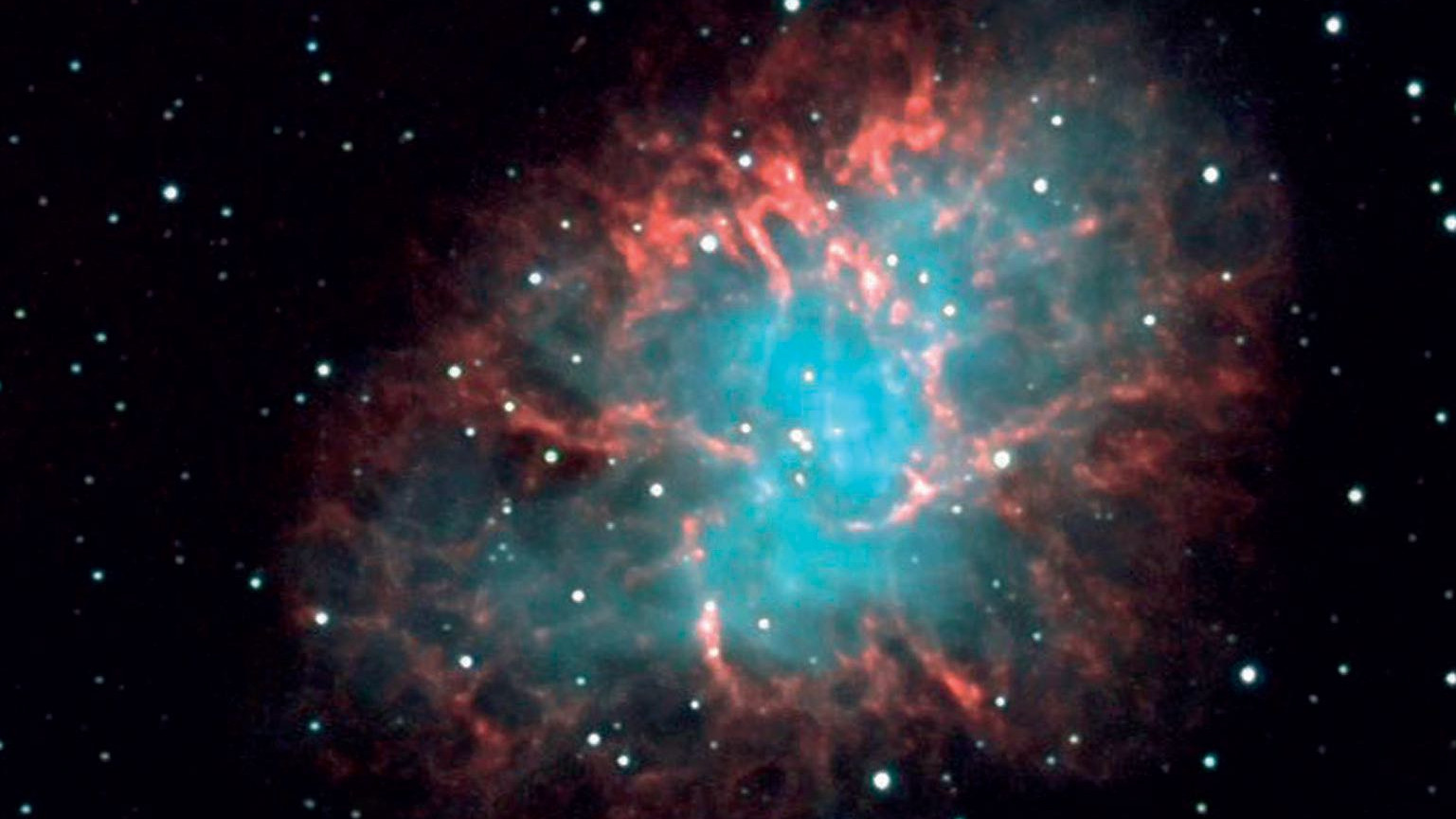 Nebuloasa Crabului din constelația Taurul. 
Michael Breite, Stefan Heutz, Wolfgang Ries / CCD Guide