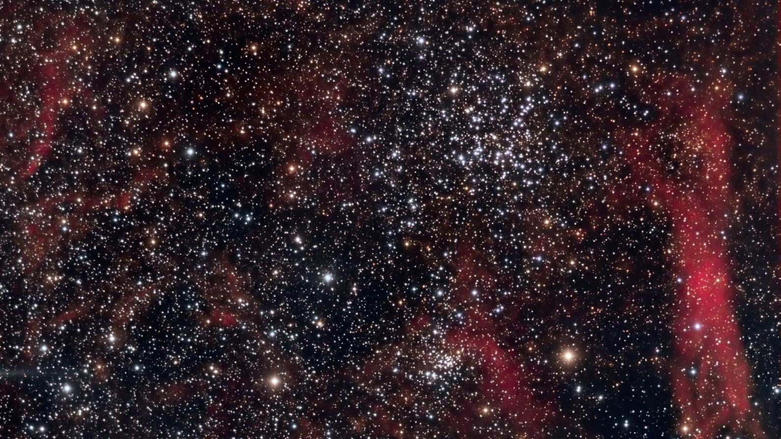 M38 cu vecinul său, NGC 1907. Bernd Weinzierl