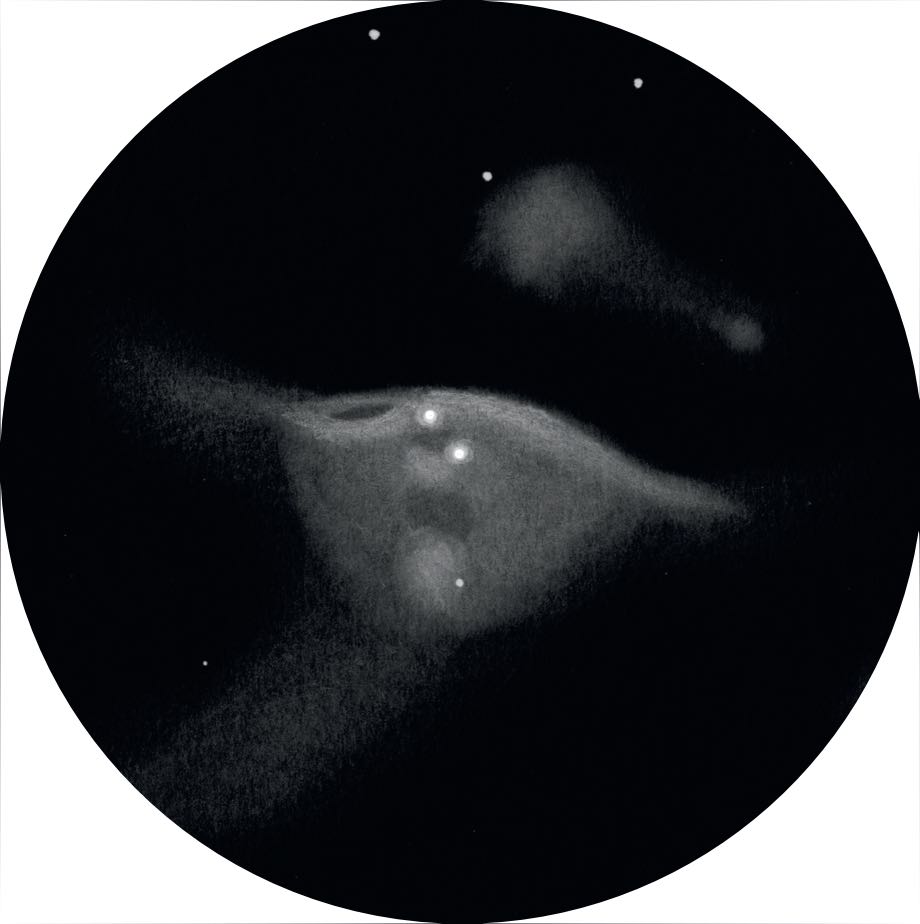Desen al nebuloasei M 78. 
Uwe Glahn