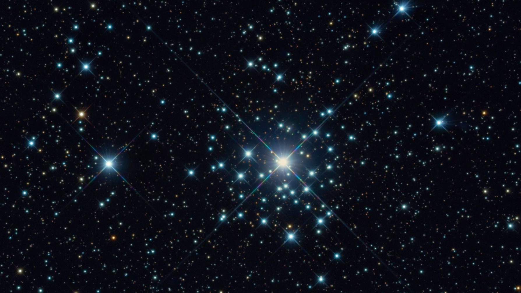 Roiul stelar NGC 2362 din constelația Câinele Mare, fotografiat cu un telescop RC de 20 inch, distanță focală de 4492 mm. Bernhard Hubl și echipa CEDIC / CCD Guide
Bernhard Hubl und das CEDIC Team / CCD Guide
