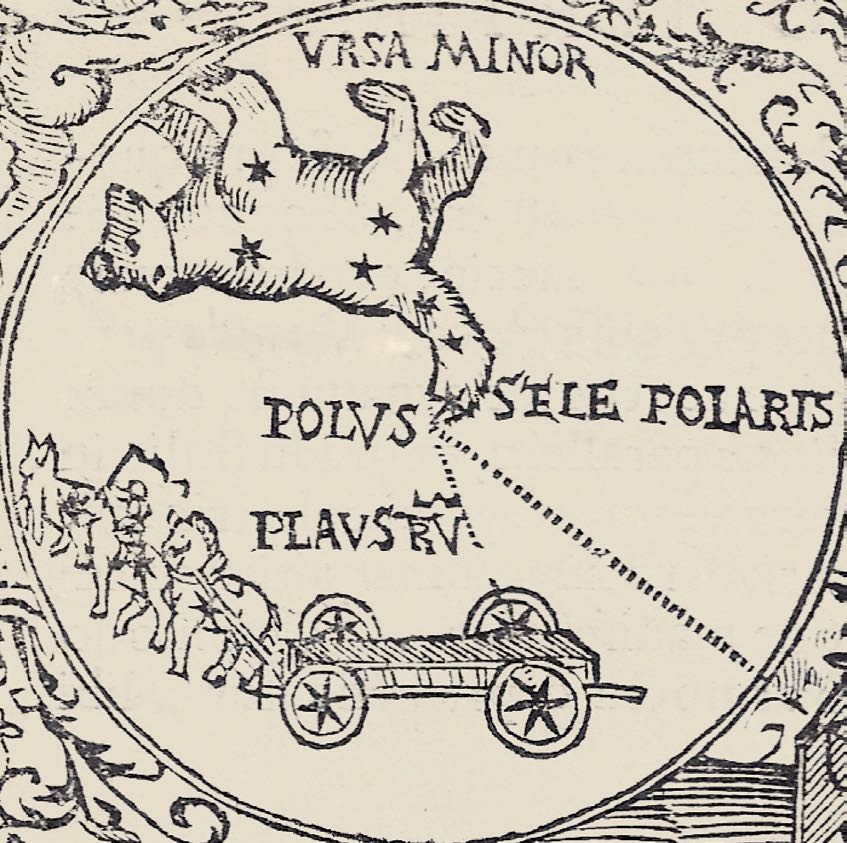Ediția din Anvers a Cosmografiei lui Apian din 1545 îl arată deja pe Mizar împreună cu însoțitorul său. Albireo Verlag