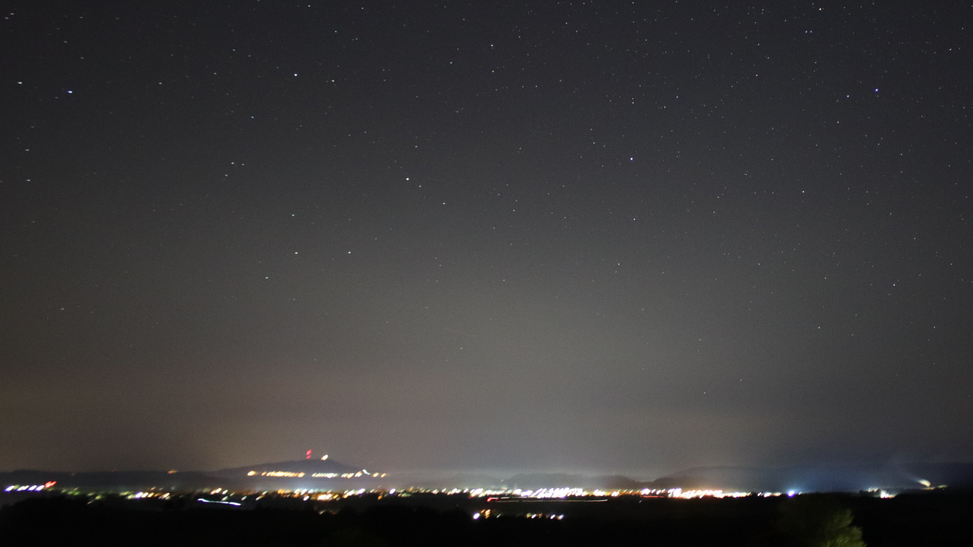 Himmel Stadt Verschmutzung Lichter