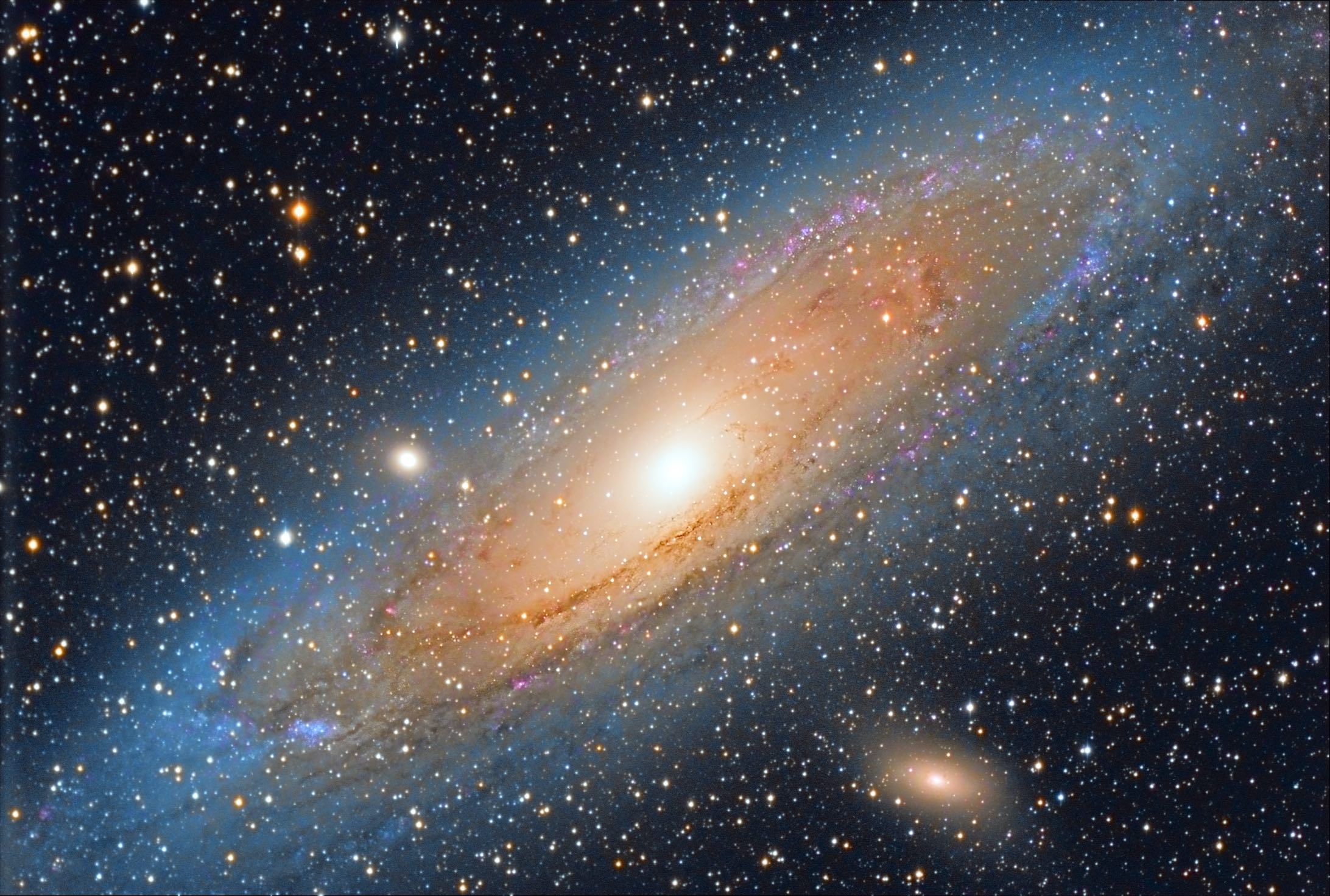 Galaxia Andromeda M31, foto: Carlos Malagon