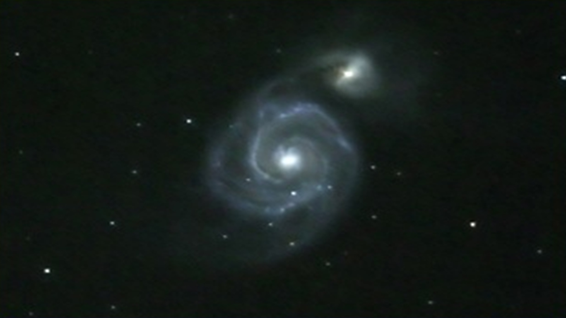 Galaxia Volburei – Whirlpool-Galaxy (fotografie de Tobias Dietrich, Observatory Singen e.V.) 