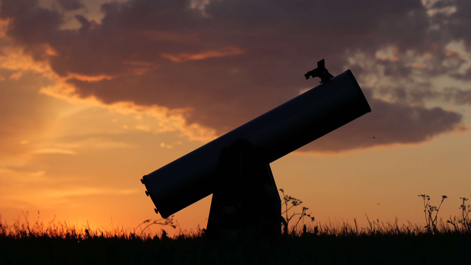 Teleskop Dobson Sonnenuntergang Schatten