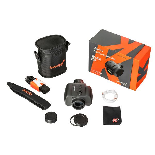 Levenhuk Monocular Kelvin Snap Digital ED 8x42