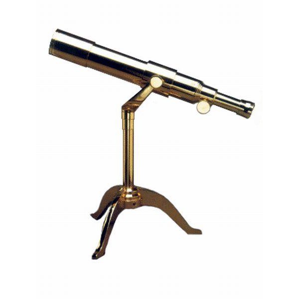 The Glass Eye Telescop de alama Newporter All Brass Table-Top