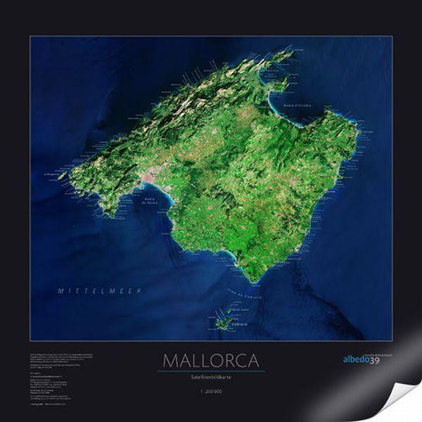 albedo 39 Harta regionala Mallorca