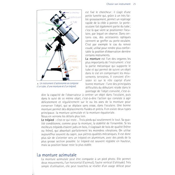 Eyrolles Carte Guide de l'astronome débutant