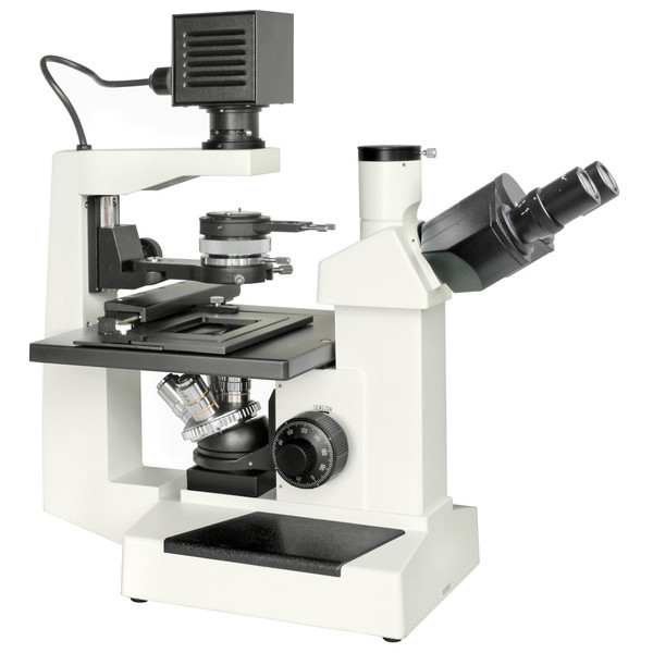 Bresser Microscop inversat Science IVM 401, invers, trino, 100x - 400x