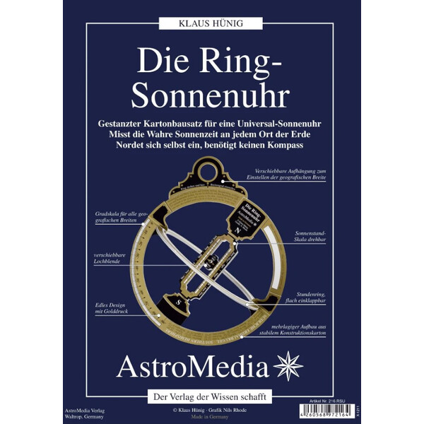 AstroMedia Le Cadran Solaire en anneau