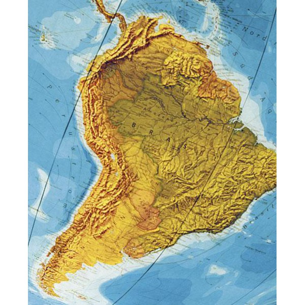 Columbus Glob cu stand Duo 51cm Holzfuß