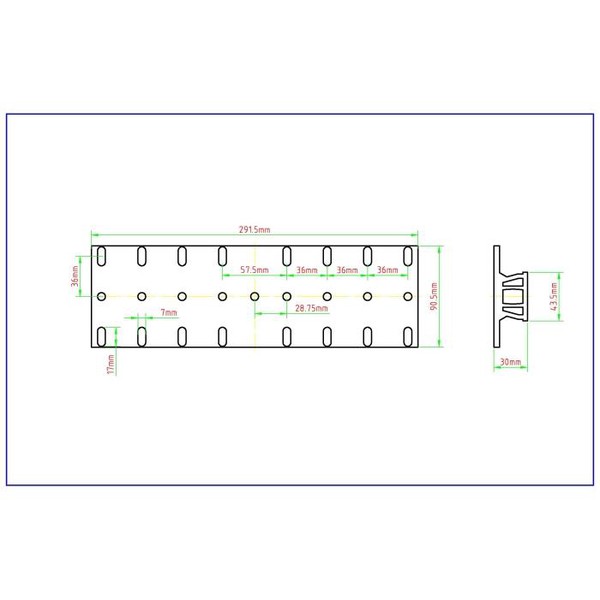 William Optics Placa de montaj Vixen-Style, versiune lunga