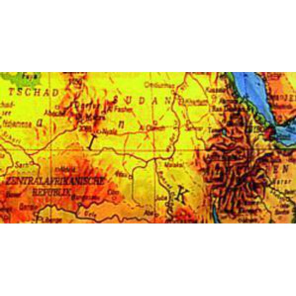 Columbus Glob pentru copii Terra negru 26cm