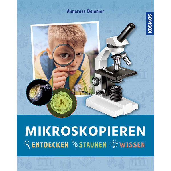 Omegon Set microscop MonoView, 1200x incl. carte