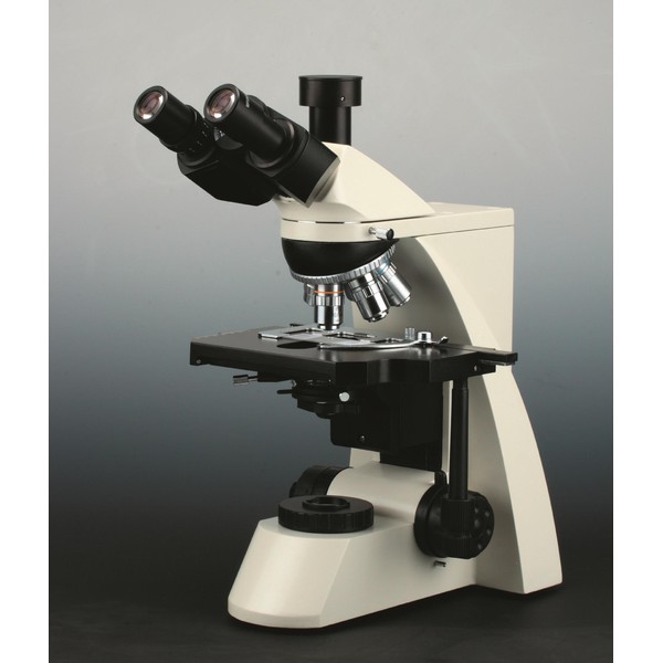 Windaus Microscop de laborator HPM 8300, trinocular, cu 5 obiective acromate plane şi unitate contrast de fază