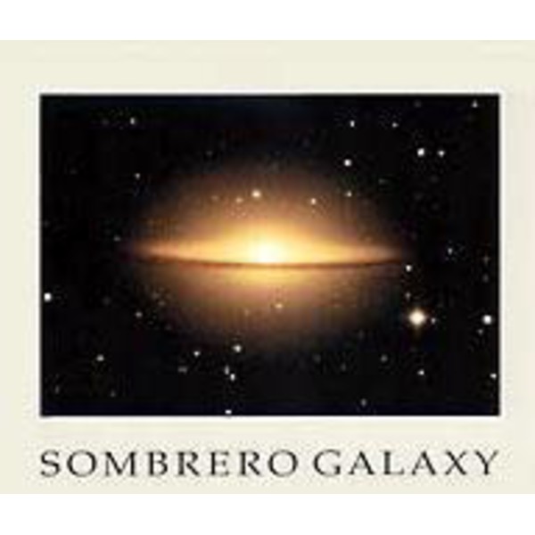 Palazzi Verlag Poster Sombrero Galaxy - (imprimat)