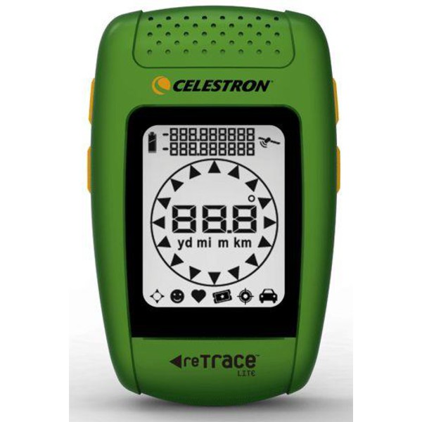 Celestron Busola Tracker GPS reTrace Lite cu busolă digitală, de culoare verde