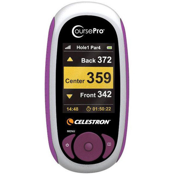 Celestron Kompass CoursePro Golf Navi GPS Rangefinder, flieder