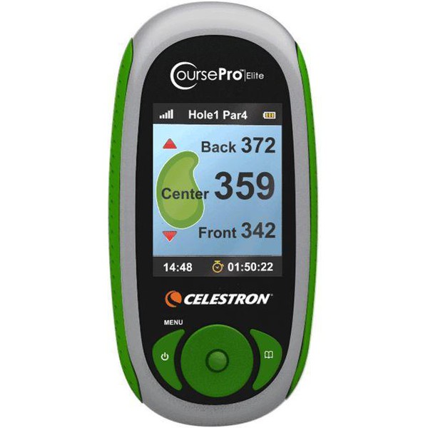 Celestron Telemetru GPS CoursePro Elite Golf Navi, de culoare verde