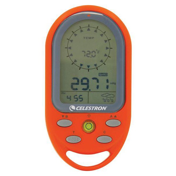 Celestron Busolă electronică TrekGuide, de culoare portocalie