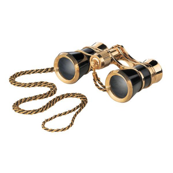 Eschenbach Opera glasses Glamour 3x25 black-gold cu lănţişor