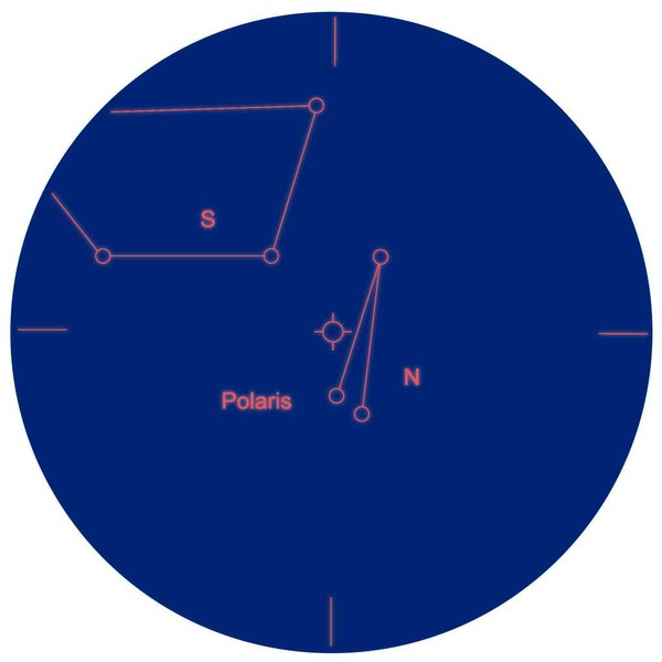 Explore Scientific Cautator Căutător ES 8x50 privire oblică 90° cu prismă Amici şi Polgravur