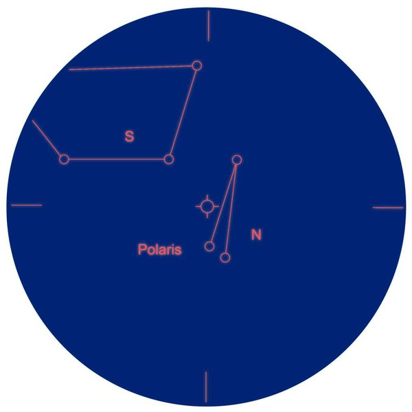 Explore Scientific Cautator Căutător ES 8x50 privire oblică 90° cu prismă Amici şi Polgravur