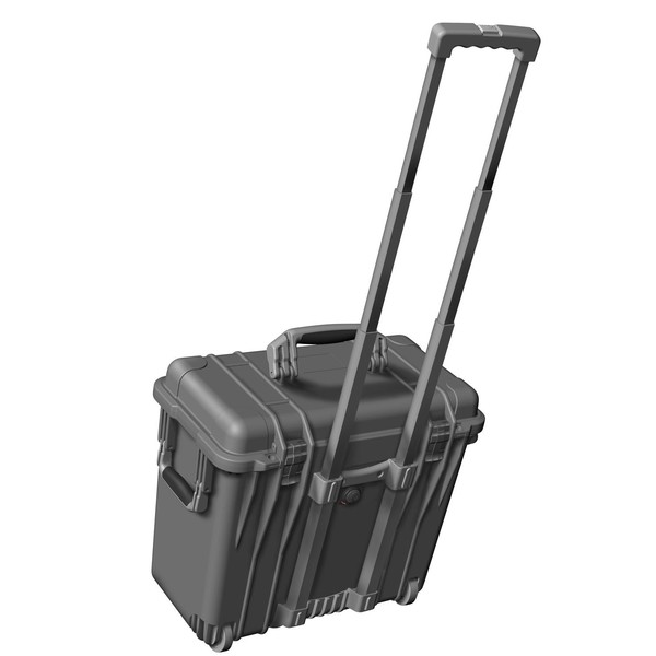 PELI Cutie M1440 de culoare neagră cu spumă şi role