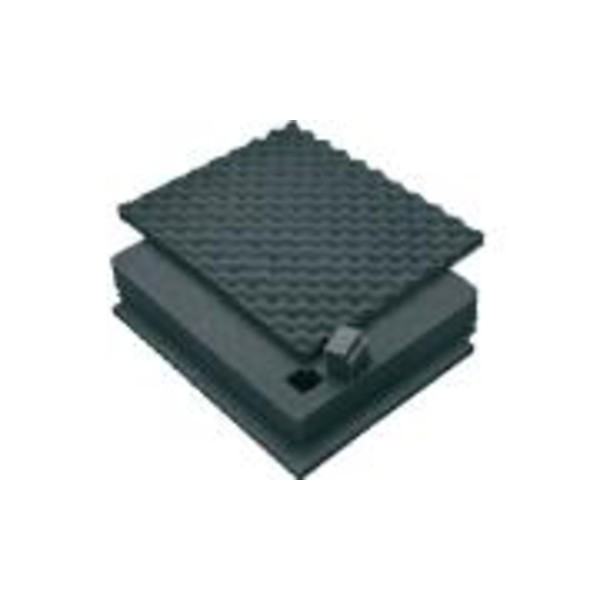 PELI Cutie M1750 de culoare verde cu spumă şi role