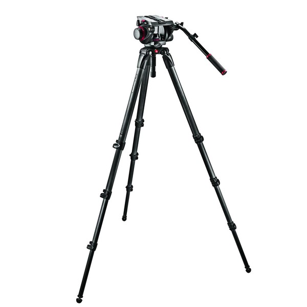 Manfrotto Set trepied cu cap Pro Fluid Video 509HD 536 cu suport central