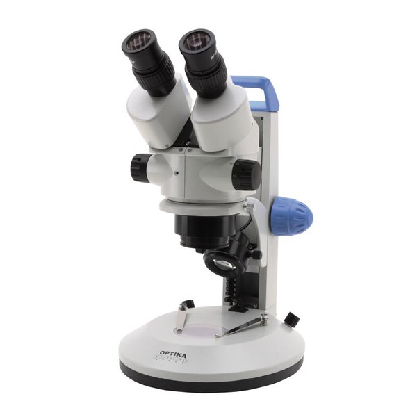 Optika Microscopul stereoscopic Microscop stereo zoom, lumina incidenta si transmisa LAB20